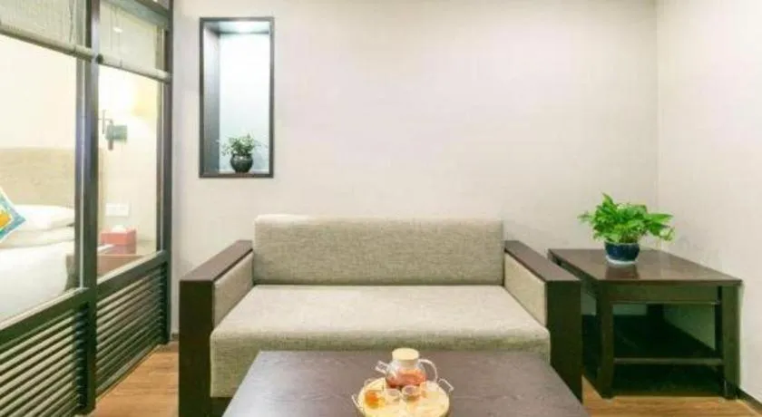 Bed in SSAW Boutique Hotel Shaoxing Ancient Town