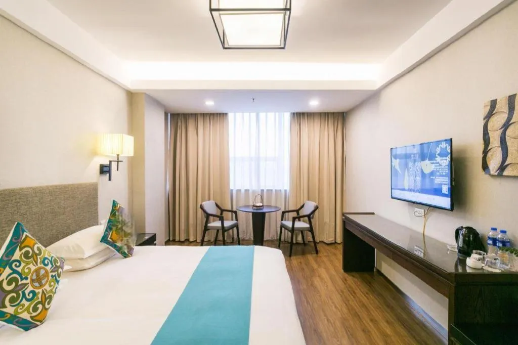 Bed in SSAW Boutique Hotel Shaoxing Ancient Town