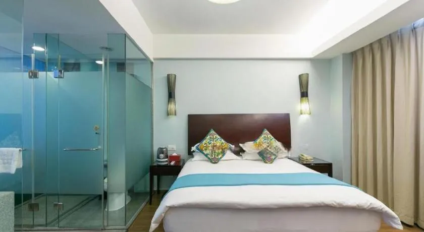Bed in SSAW Boutique Hotel Shaoxing Ancient Town