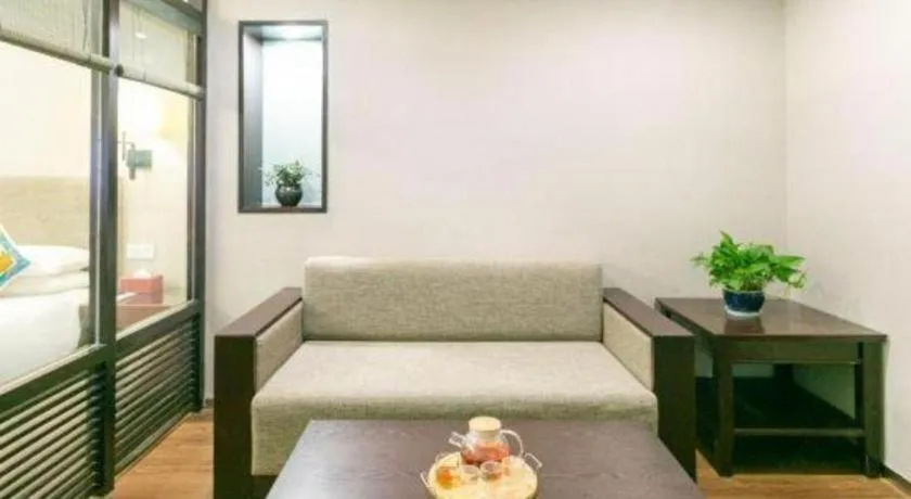 Bed in SSAW Boutique Hotel Shaoxing Ancient Town