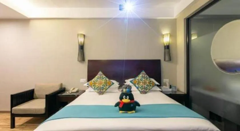 Bed in SSAW Boutique Hotel Shaoxing Ancient Town