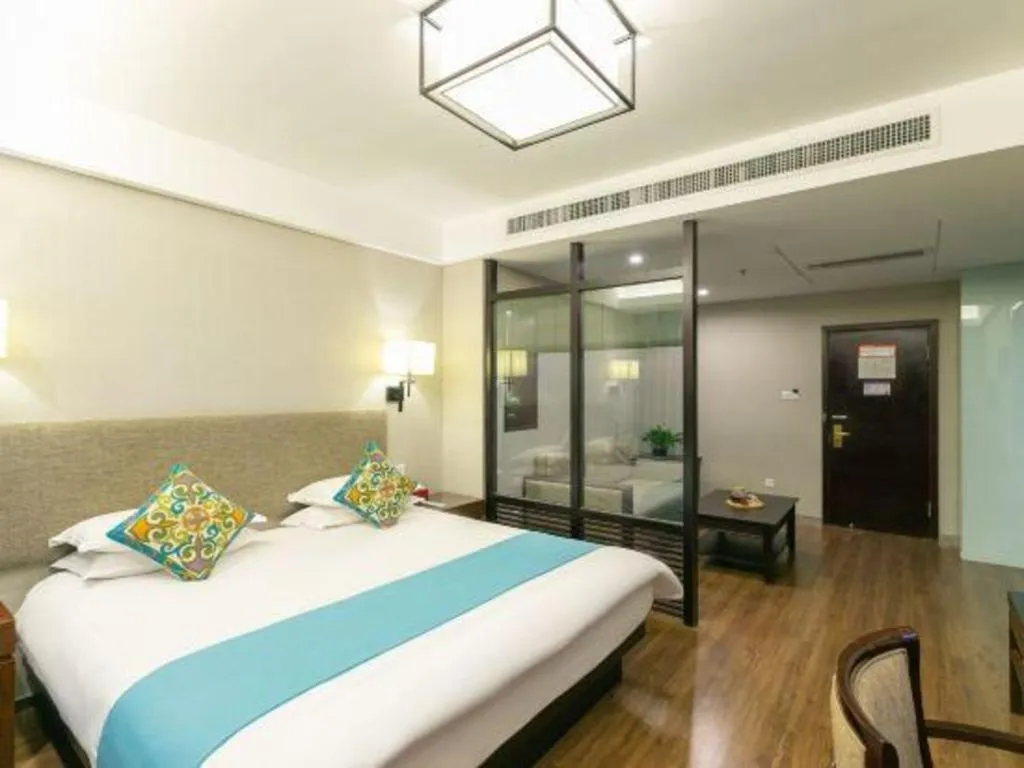 Bed in SSAW Boutique Hotel Shaoxing Ancient Town