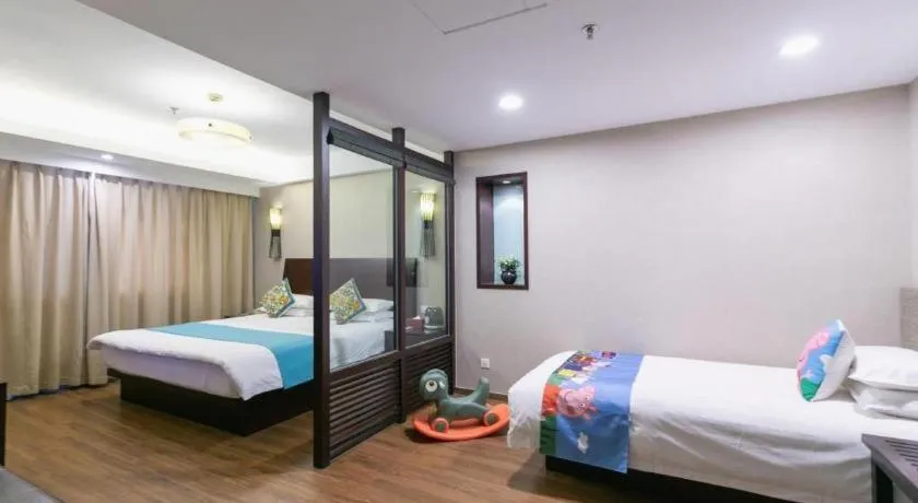 Bed in SSAW Boutique Hotel Shaoxing Ancient Town