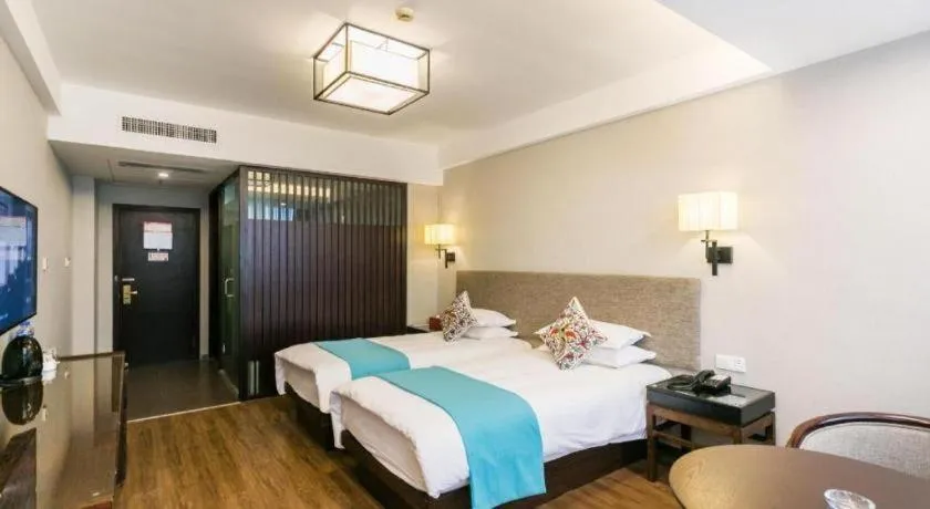 Bed in SSAW Boutique Hotel Shaoxing Ancient Town