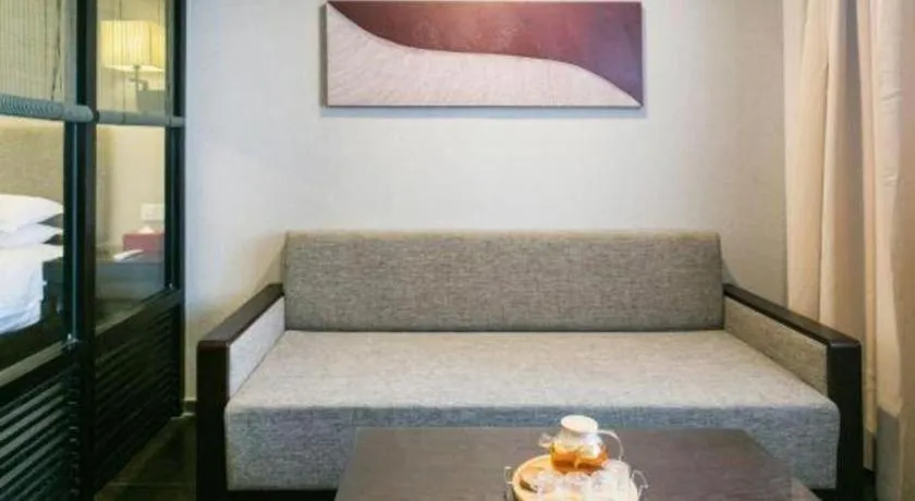 Bed in SSAW Boutique Hotel Shaoxing Ancient Town