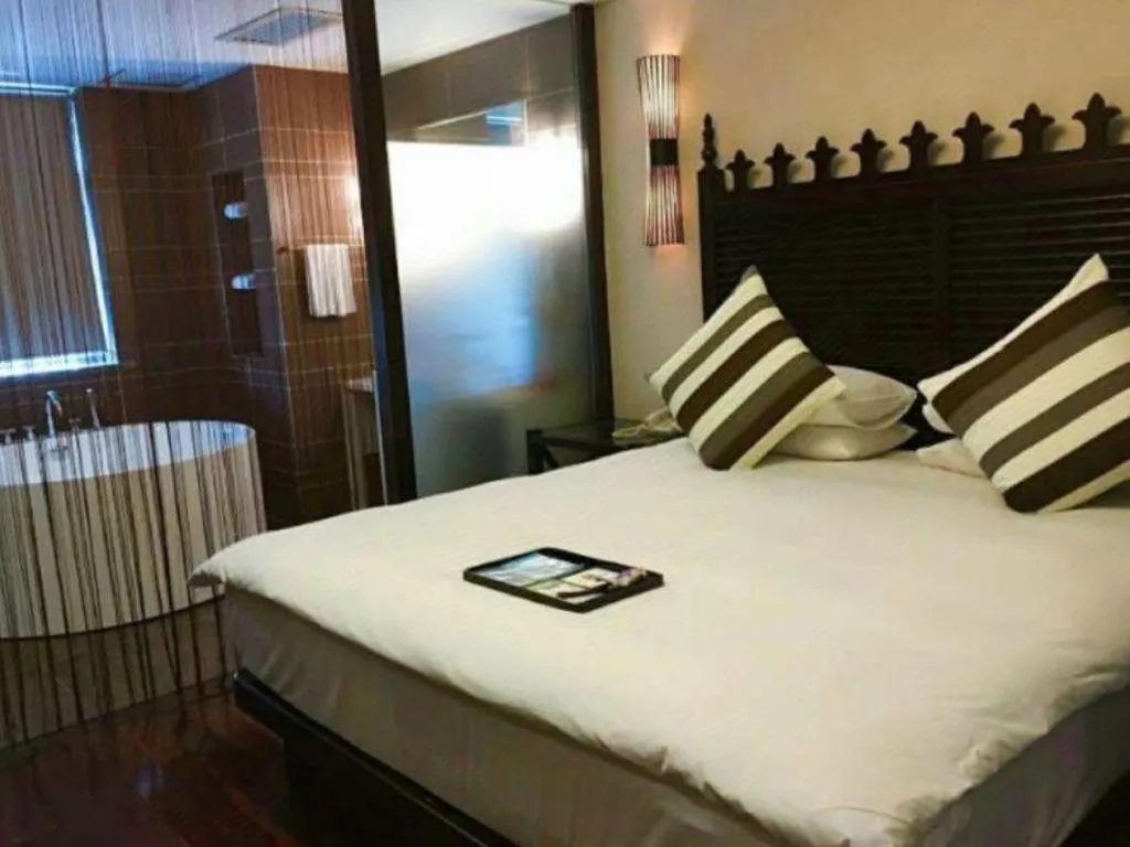 Bed in SSAW Boutique Hotel Shaoxing Ancient Town