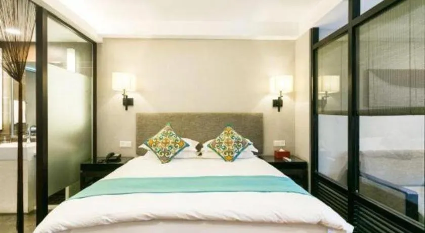 Bed in SSAW Boutique Hotel Shaoxing Ancient Town