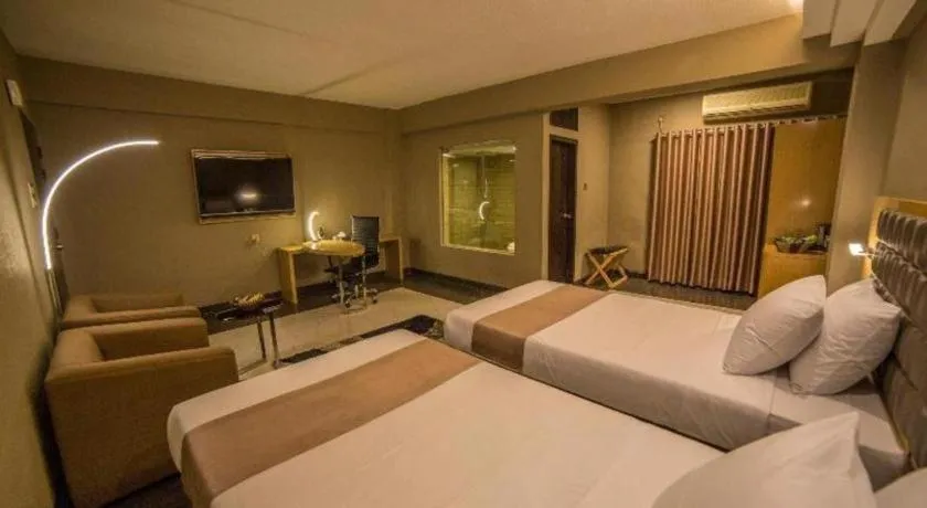 Bed in Hotel Castle Salam