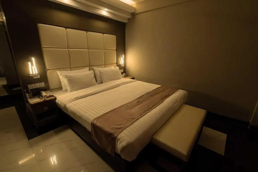 Bed in Hotel Castle Salam