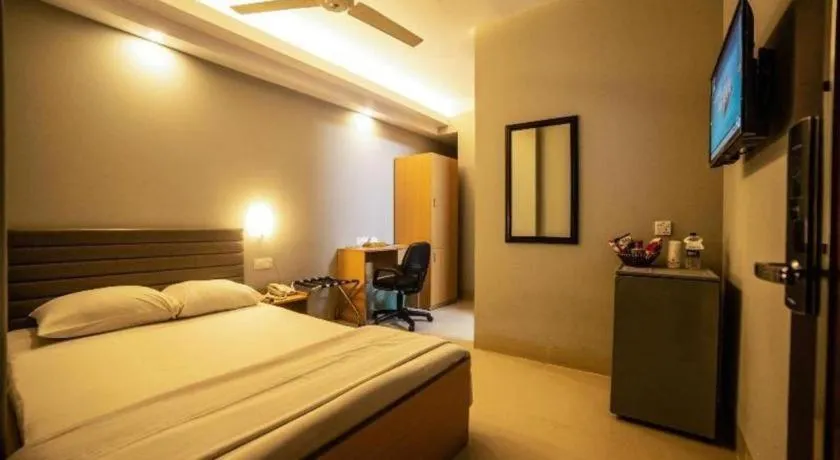 Bed in Hotel Castle Salam