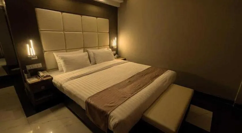 Bed in Hotel Castle Salam