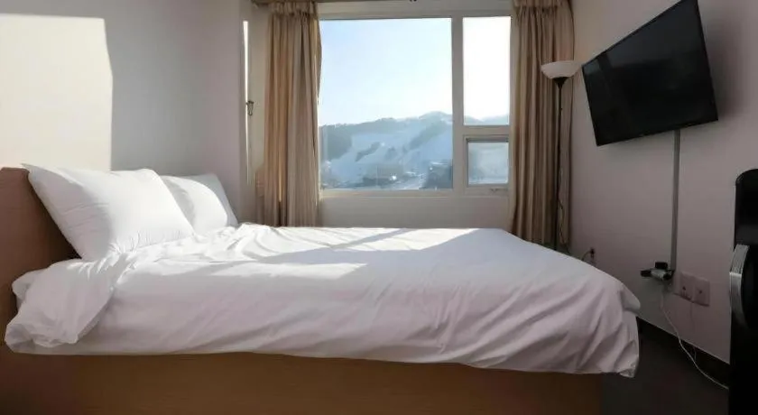 Bed in Pyeongchang the white view