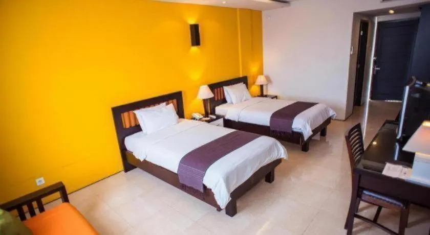 Bed in Eclipse Hotel Prawirotaman