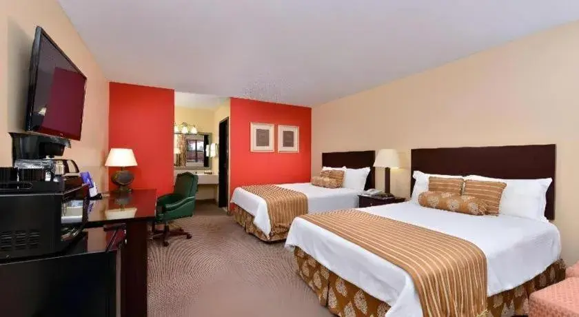 Bed in Americas Best Value Inn & Suites Victoria Bed in Americas Best Value Inn & Suites Victoria