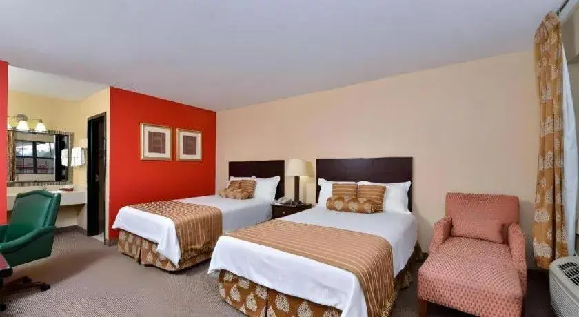 Bed in Americas Best Value Inn & Suites Victoria Bed in Americas Best Value Inn & Suites Victoria