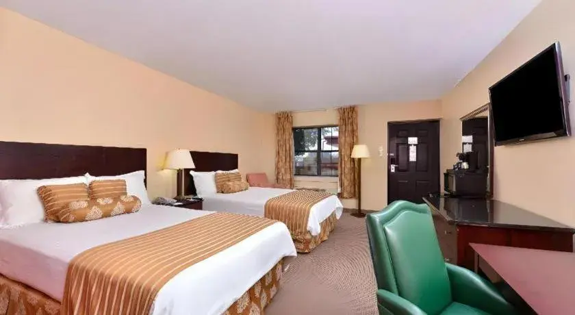 Bed in Americas Best Value Inn & Suites Victoria Bed in Americas Best Value Inn & Suites Victoria