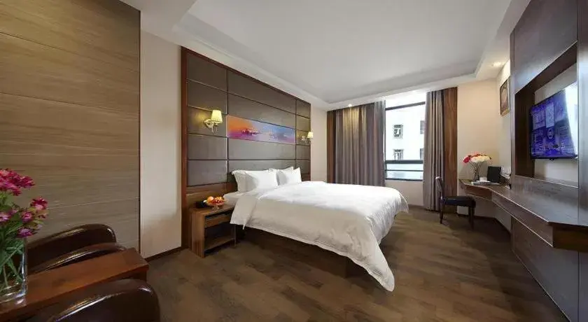 Bed in Hanyong Hotel Shenzhen International Exhibition Center Bed in Hanyong Hotel Shenzhen International Exhibition Center