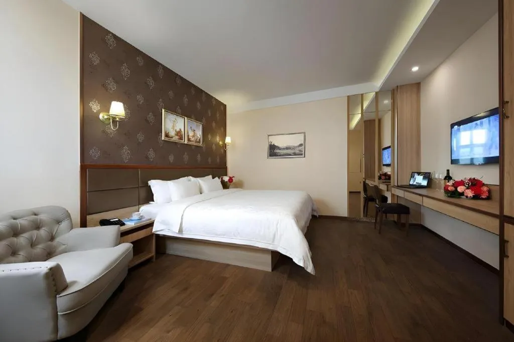 Bed in Hanyong Hotel Shenzhen International Exhibition Center