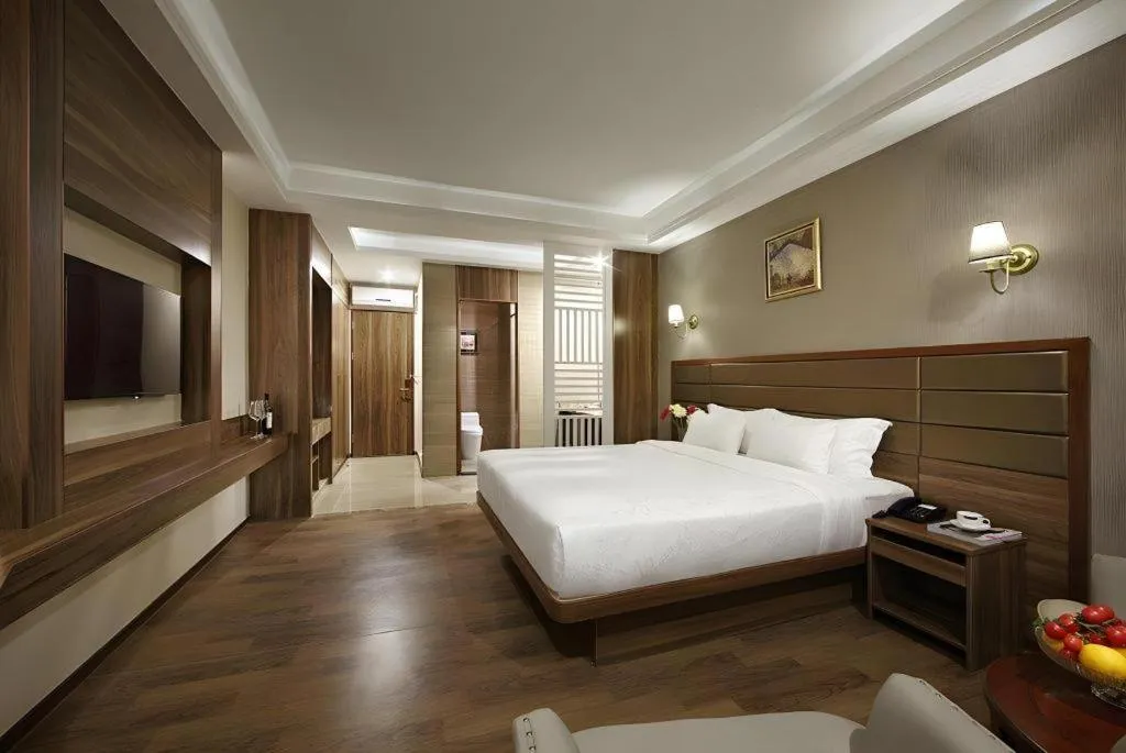 Bed in Hanyong Hotel Shenzhen International Exhibition Center