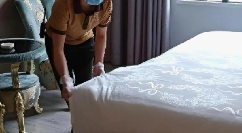 Bed in Hanyong Hotel Shenzhen International Exhibition Center