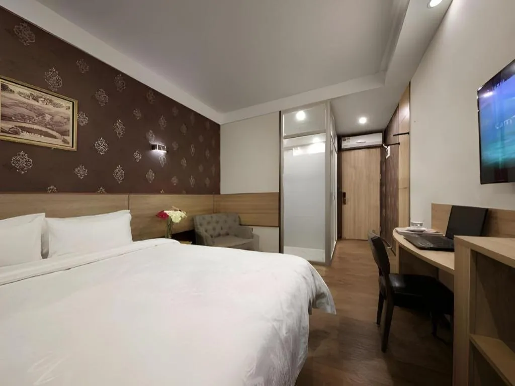 Bed in Hanyong Hotel Shenzhen International Exhibition Center