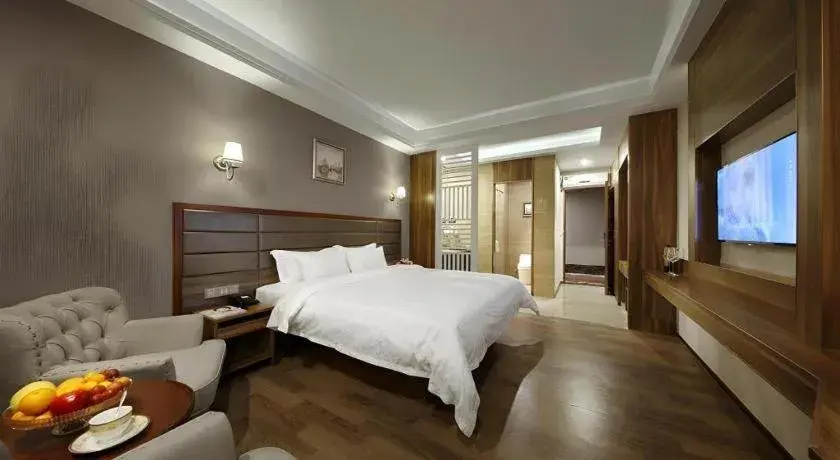 Bed in Hanyong Hotel Shenzhen International Exhibition Center Bed in Hanyong Hotel Shenzhen International Exhibition Center