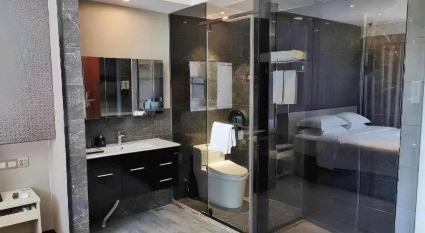 Bed in Hanyong Hotel Shenzhen International Exhibition Center