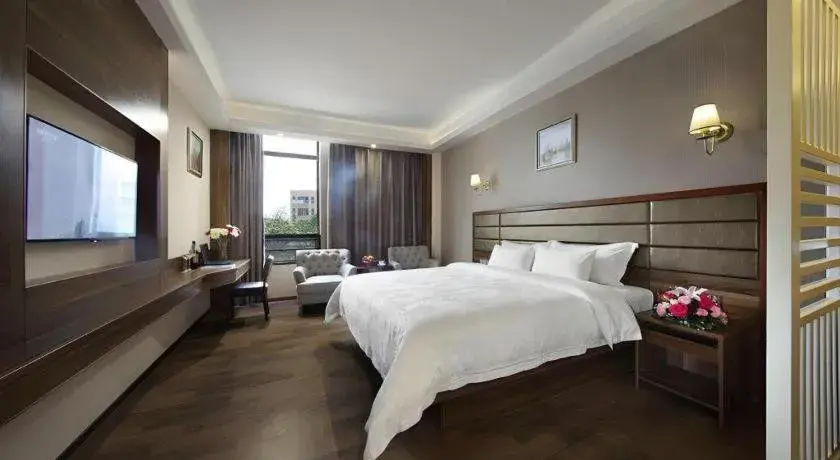 Bed in Hanyong Hotel Shenzhen International Exhibition Center Bed in Hanyong Hotel Shenzhen International Exhibition Center