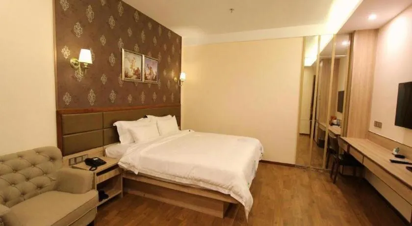 Bed in Hanyong Hotel Shenzhen International Exhibition Center