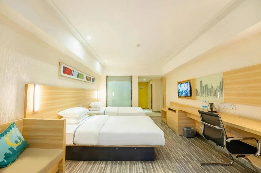 Bed in City Comfort Inn Guahgnzhou Huangpu East District