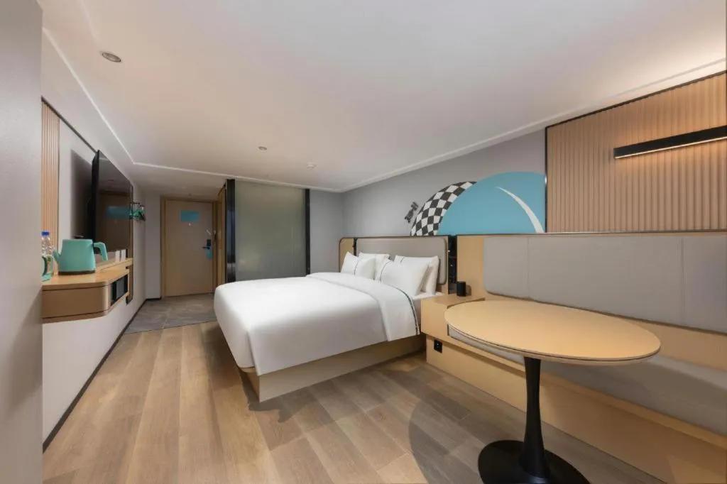 Bed in City Comfort Inn Hengyang Dayang Department Lianhu Plaza