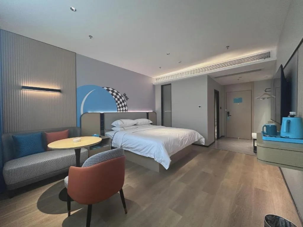 Bed in City Comfort Inn Hengyang Dayang Department Lianhu Plaza