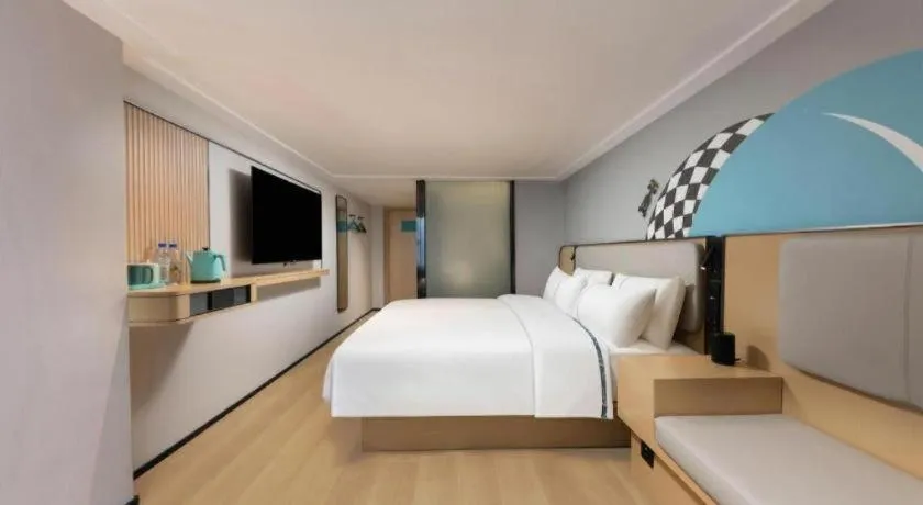 Bed in City Comfort Inn Hengyang Dayang Department Lianhu Plaza