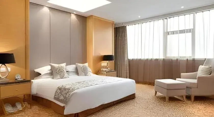 Bed in Ramada Plaza by Wyndham Chuzhou Bed in Ramada Plaza by Wyndham Chuzhou