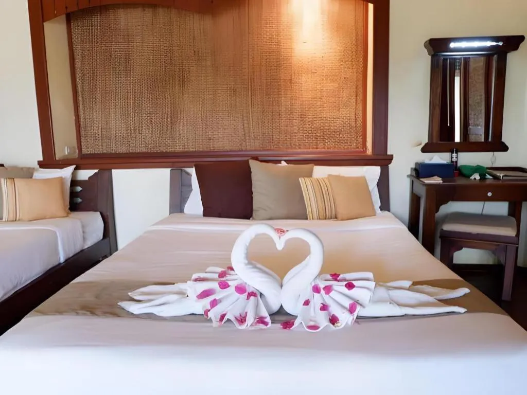 Bed in Pai Hotsprings Spa Resort