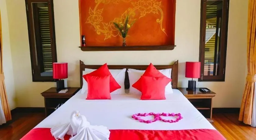 Bed in Pai Hotsprings Spa Resort