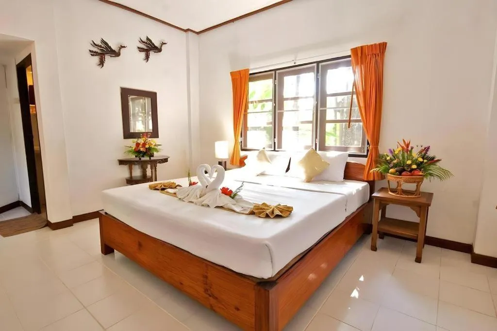 Bed in Pai Hotsprings Spa Resort