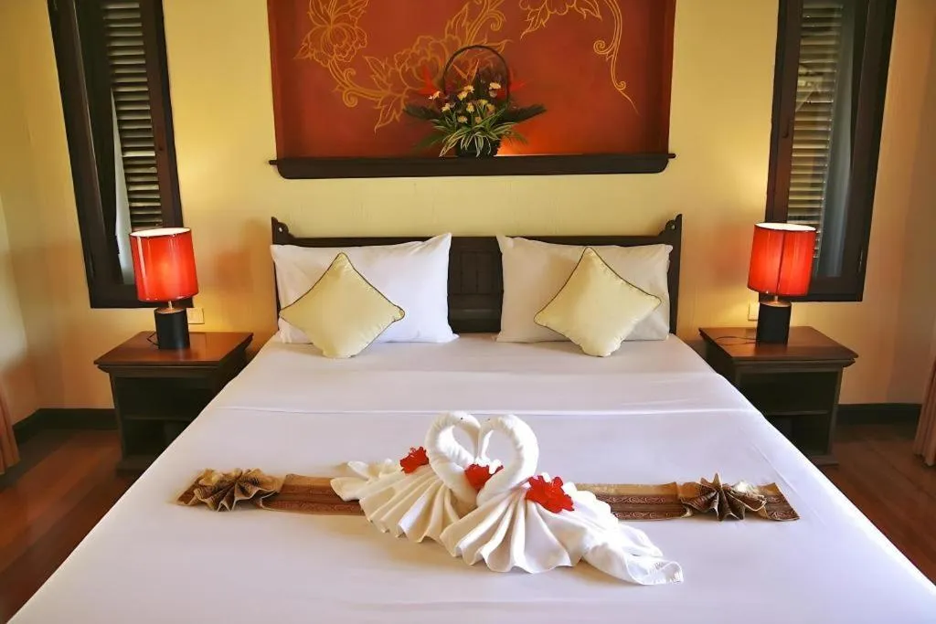 Bed in Pai Hotsprings Spa Resort