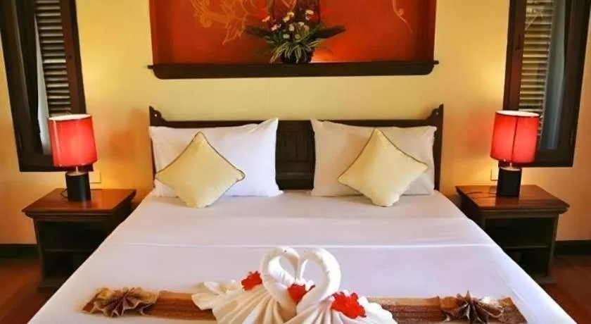 Bed in Pai Hotsprings Spa Resort