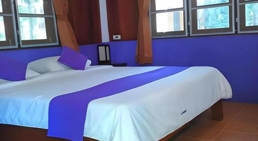 Bed in Pai Hotsprings Spa Resort