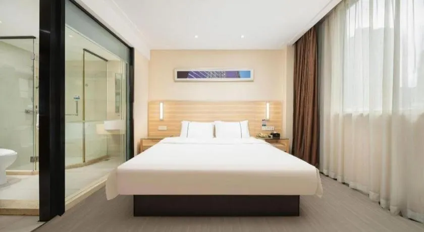 Bed in City Comfort Inn Nanning Normal University Changgang Road Metro Station