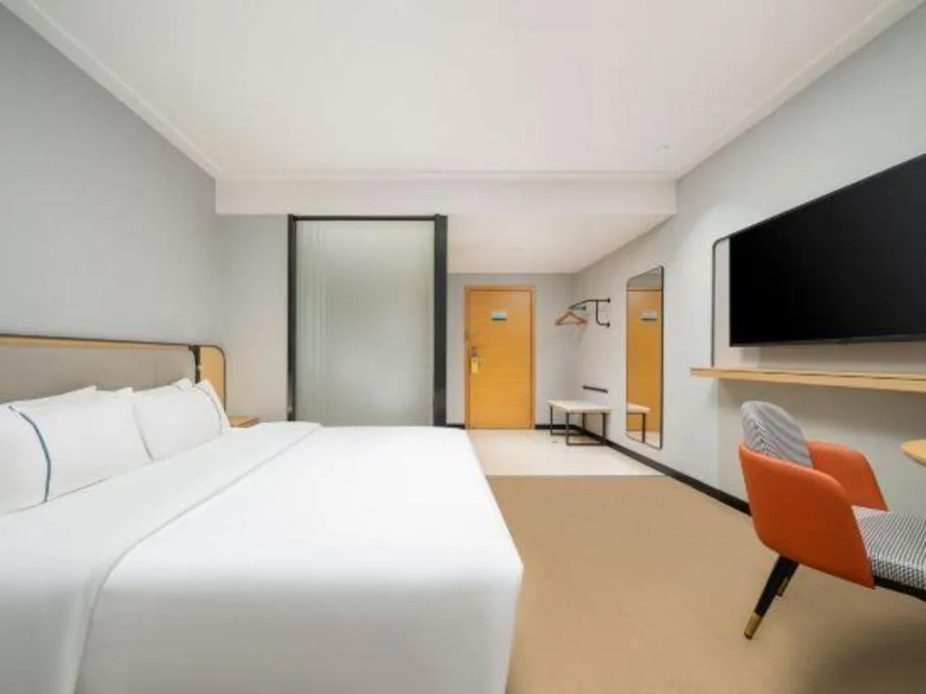 Bed in City Comfort Inn Nanning Normal University Changgang Road Metro Station