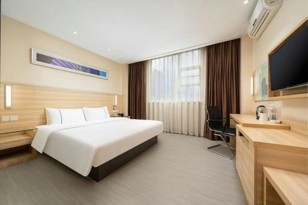 Bed in City Comfort Inn Nanning Normal University Changgang Road Metro Station
