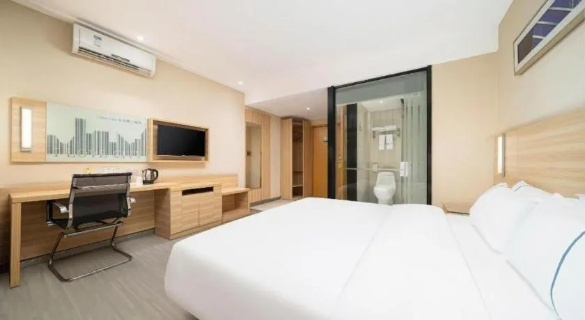 Bed in City Comfort Inn Nanning Normal University Changgang Road Metro Station