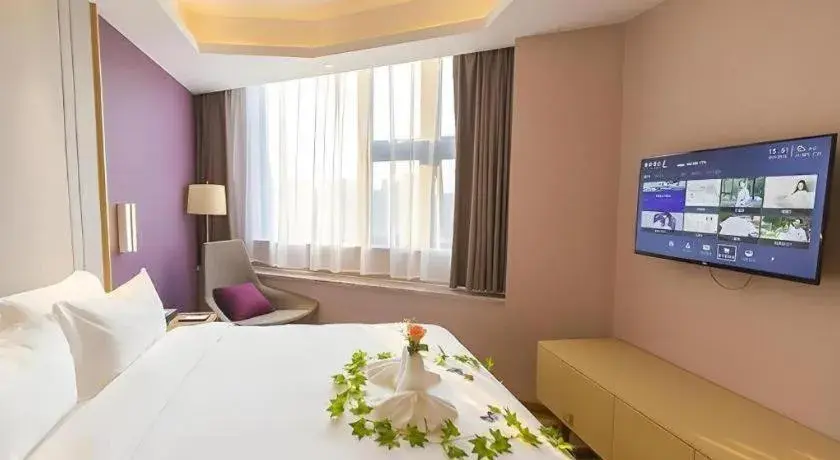 Bed in Lavande Hotels Guangzhou Zhihui City Bed in Lavande Hotels Guangzhou Zhihui City