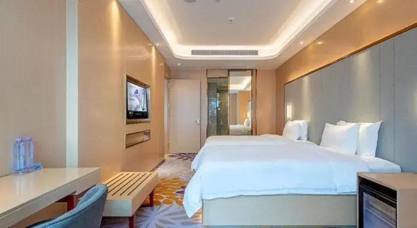 Bed in Lavande Hotels Guangzhou Zhihui City Bed in Lavande Hotels Guangzhou Zhihui City