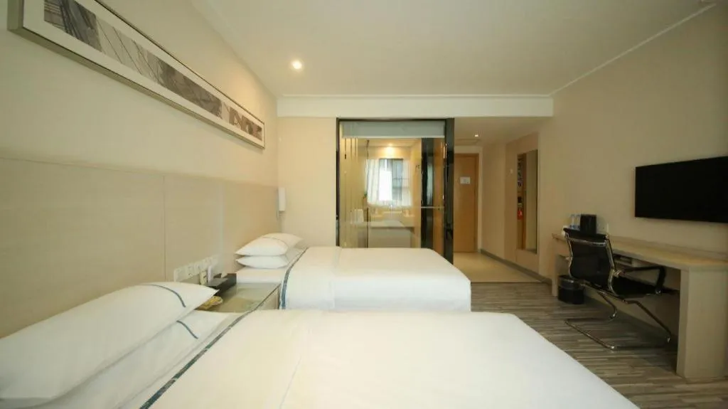 Bed in City Comfort Inn Baise Tianlin