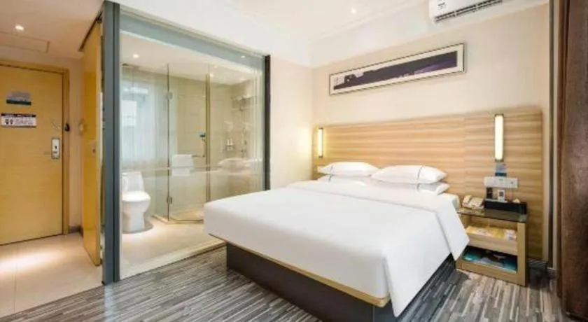 Bed in City Comfort Inn Baise Tianlin