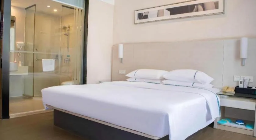 Bed in City Comfort Inn Baise Tianlin