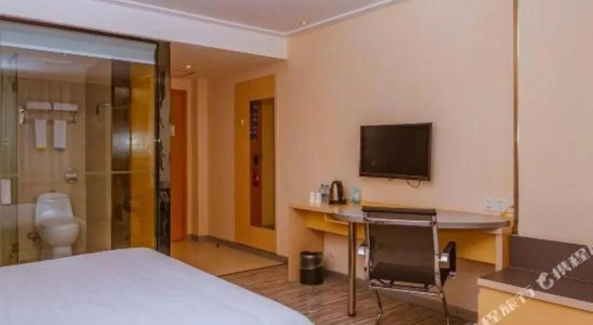 Bed in City Comfort Inn Baise Tianlin